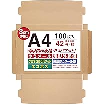 UNIPACKネコポス最大サイズ ダンボール 310x228x29mm クリックポスト対応